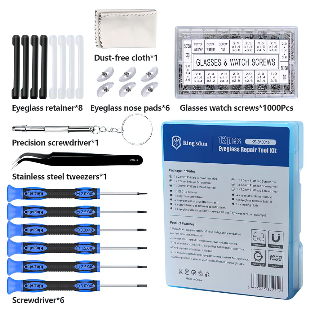 Eyeglass retainer straps for secure fit