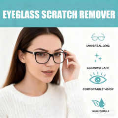 Close-up of Eyeglass Scratch Remover bottles