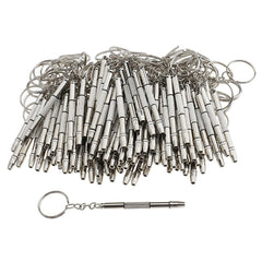 100-piece mini eyeglass screwdriver set displayed
