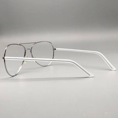 Anti-slip temple end tip attached to thin metal eyeglass frame