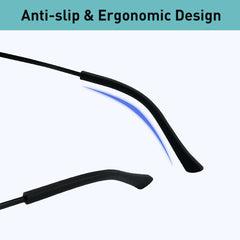 Eight pairs of silicone temple end tips and ear sock tubes