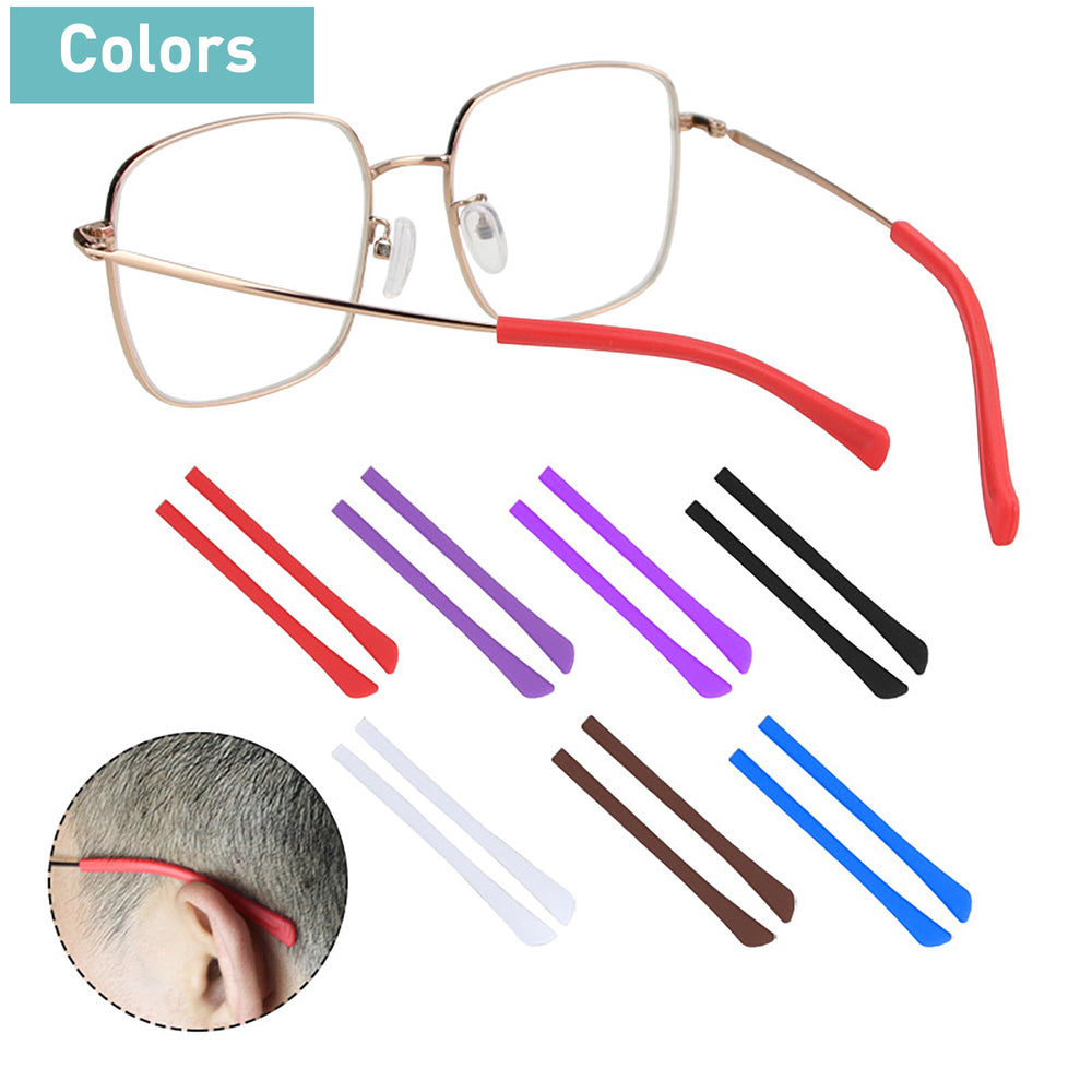 Replacement temple tips for flat thin metal frames