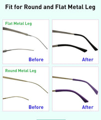 Glasses repair kit including tips and ear sock tubes