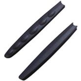 Black BEHLINE eyeglass temple tips and replacement ear socks for glasses frames