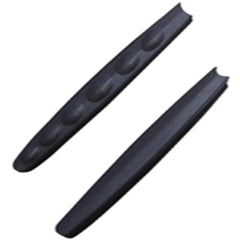 Black BEHLINE eyeglass temple tips and replacement ear socks for glasses frames