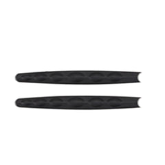 Product shot of BEHLINE eyeglass temple tips in black