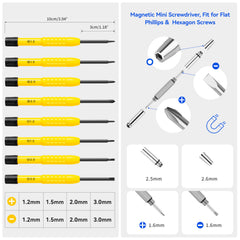 Curved tweezer and micro screwdriver for precision repair