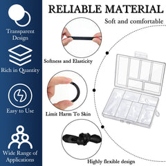 Temple tips and packaging with screwdriver