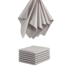 Eyeglasses cleaner microfiber cloth pack 12, 5x6 inches