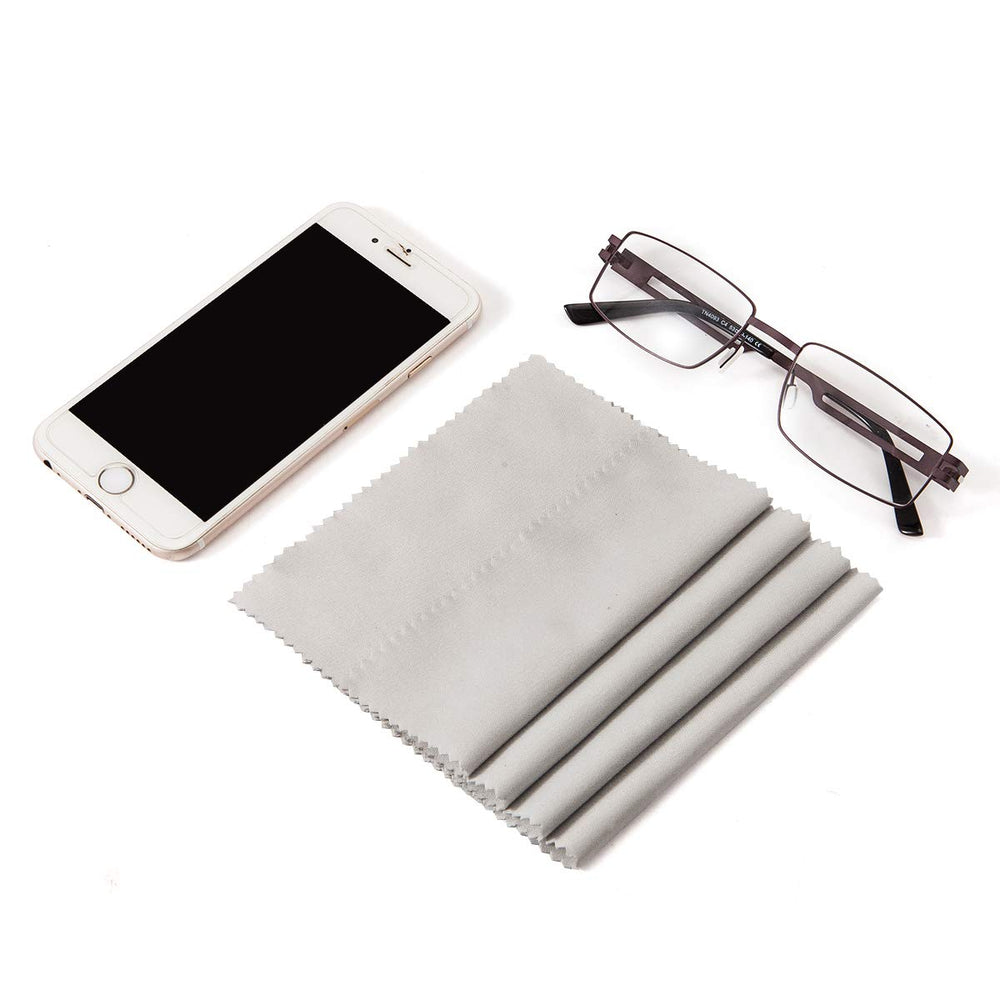 12-pack of microfiber cleaning cloths for easy storage
