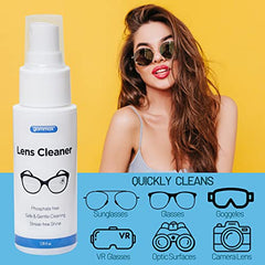 Eyeglasses cleaner spray bottle