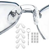 U-shaped silicone eyeglasses nose pads