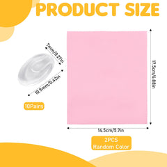 Slip-on anti-slip nose pads for glasses