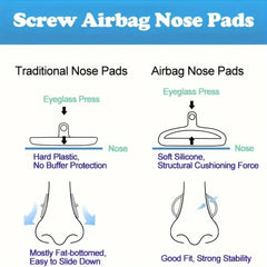 Complete Eyeglass Nose Pad Replacement Kit laid out