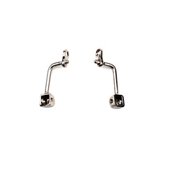 Metal replacement nose pad arm for eyeglasses