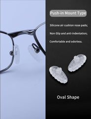 Installing eyeglass nose pads on frames