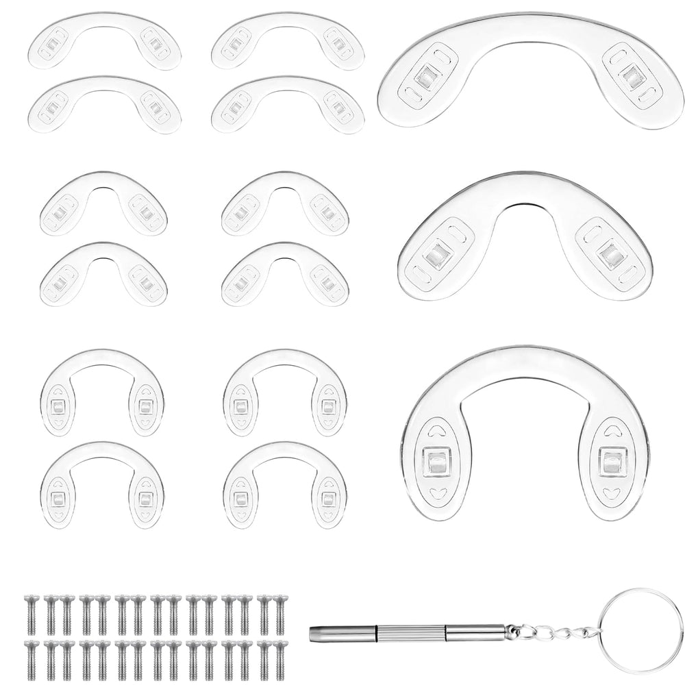U-shaped eyeglasses nose pads large size (4.5 cm)