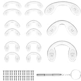U-shaped eyeglasses nose pads large size (4.5 cm)