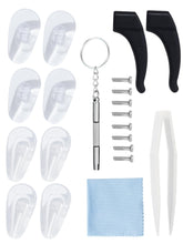 Air chamber soft silicone nose pads for eyeglasses