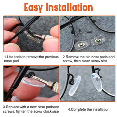 FOJOO eyeglasses repair kit contents