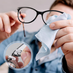 Portable eyeglass repair kit in a compact case for travel