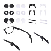 12 pairs of eyeglasses retainers in four styles