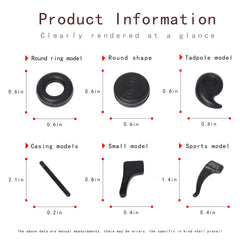 Round eyeglass retainer and ear grip hook