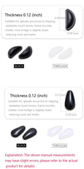 Adhesive nose pads in the kit