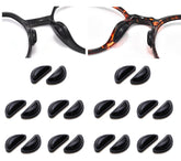 Eyeglasstor 10-pair black anti-slip nose pads kit