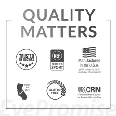 Close-up of EyePromise Screen Shield label with key nutrients