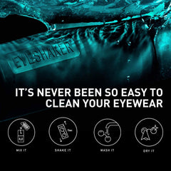 Close-up of patented mechanism inside Eyeshaker Set