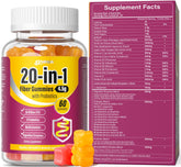 Front view of EYHBQIA Fiber Gummies for Women bottle