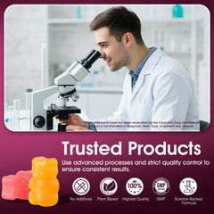 Adults taking EYHBQIA gummies for gut health