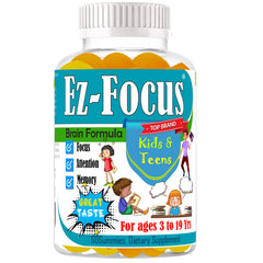 Ez-Focus Gummies bottle front label