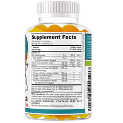 Bottle of Ez-Focus Gummies with 60 gummies