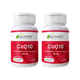 EZ Melts CoQ10 100 mg dissolvable tablets in orange flavor