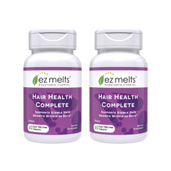 EZ Melts Hair Health Complete bottle with packaging