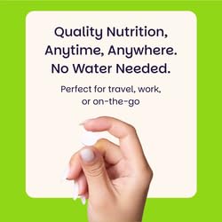 Close-up of EZ Melts ingredients