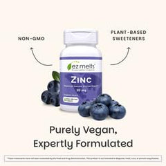 Adults dissolving zinc lozenges on tongue for easy intake