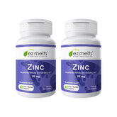 EZ Melts Zinc 30mg blueberry flavor, 2-pack hero image