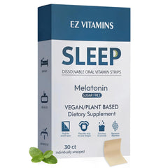 Hero image of EZ VITAMINS Dissolvable Sleep Strips in Fresh Mint flavor