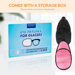 Gentle, breathable eye patch alternative to adhesive patches