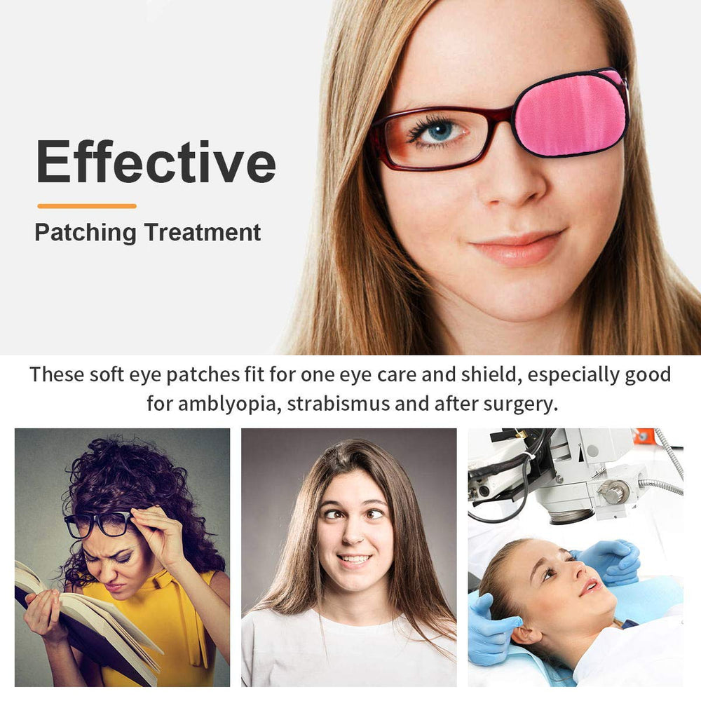 Washable and reusable silk eye patch for long-term therapy