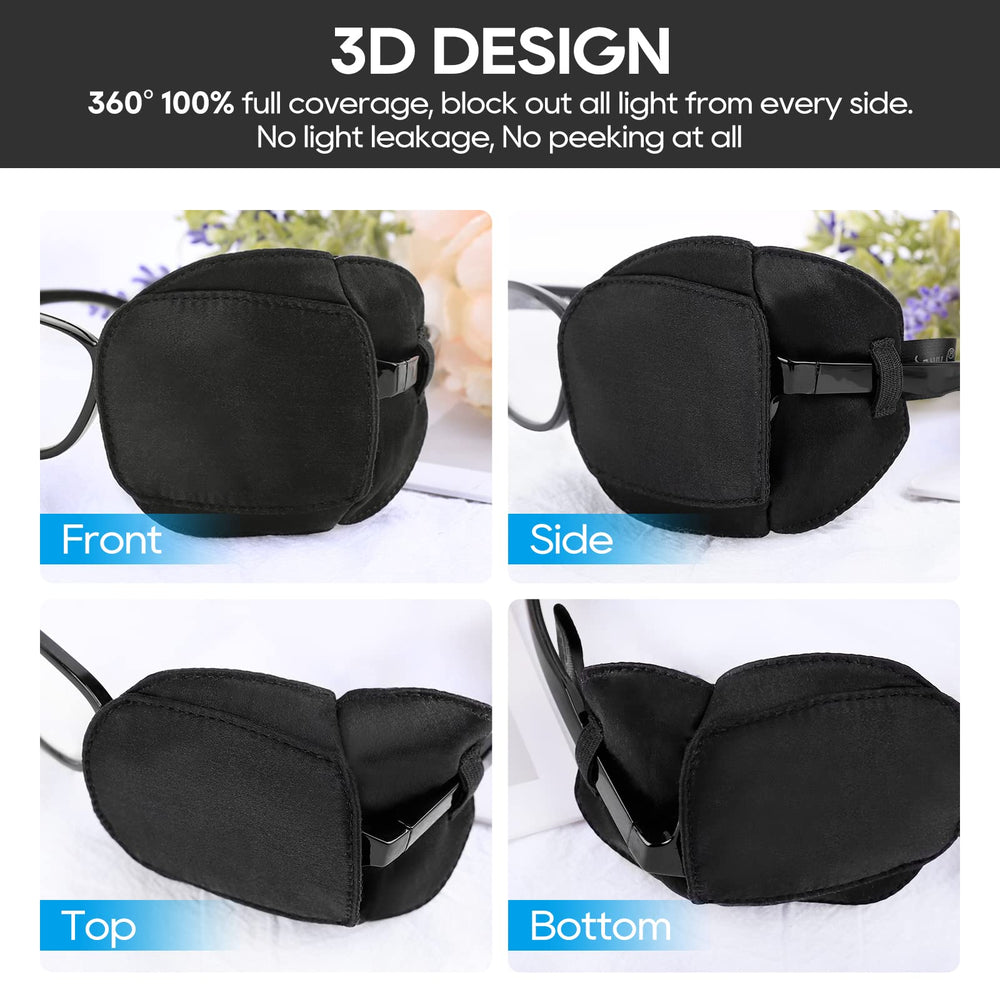 eZAKKA brand eye patches packaging or logo on black background