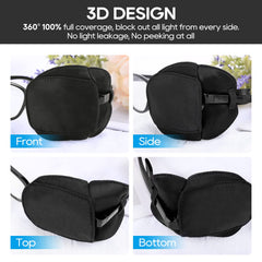 eZAKKA brand eye patches packaging or logo on black background
