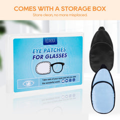 Breathable reusable silk eye patch close-up