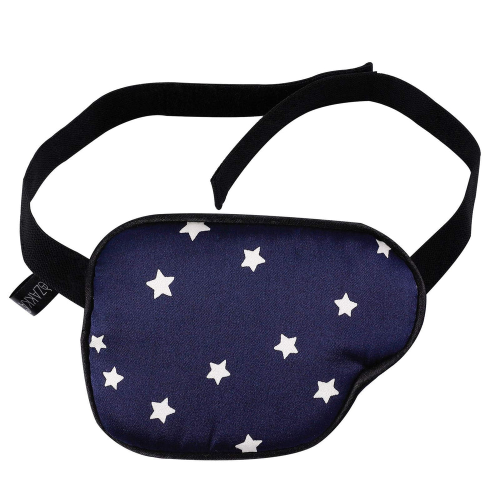 eZAKKA eye patch right navy with white star – front view