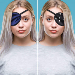 Adjustable elastic strap on eZAKKA eye patches