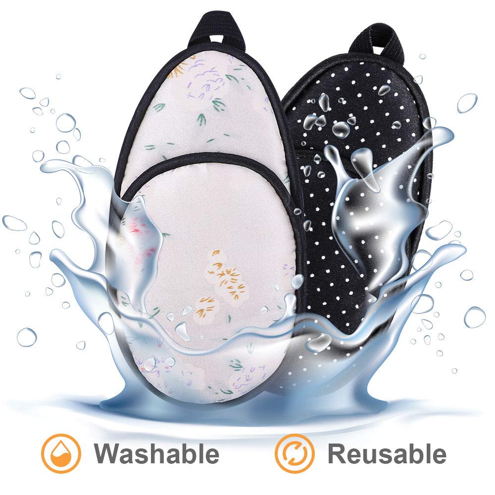 Washing instruction image: hand wash cold water for silk eye patch