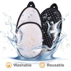 Washing instruction image: hand wash cold water for silk eye patch